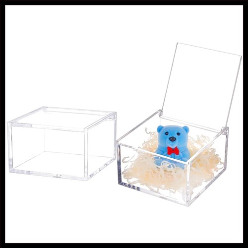 2pcs acrylic box with - box, lid