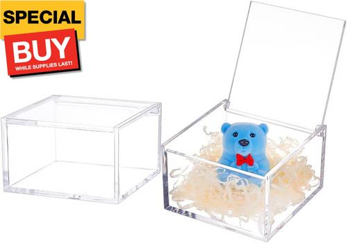2pcs acrylic box with - 2pcs,